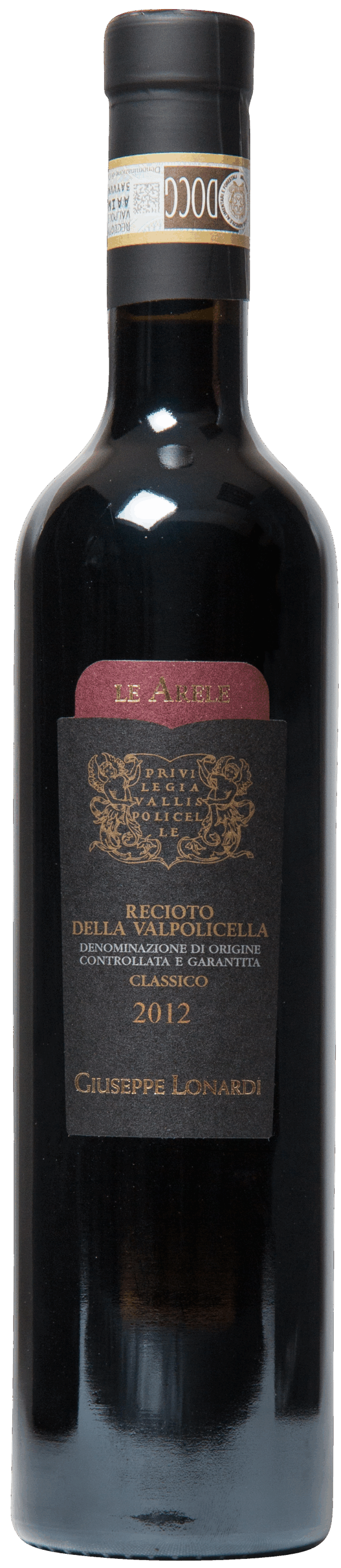 Recioto della Valpolicella Classico DOC 'Le Arele', Lonardi 50cl