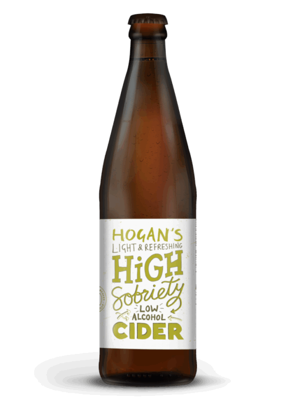 Hogan's High Sobriety Cider - Low Alcohol (12x500ml)