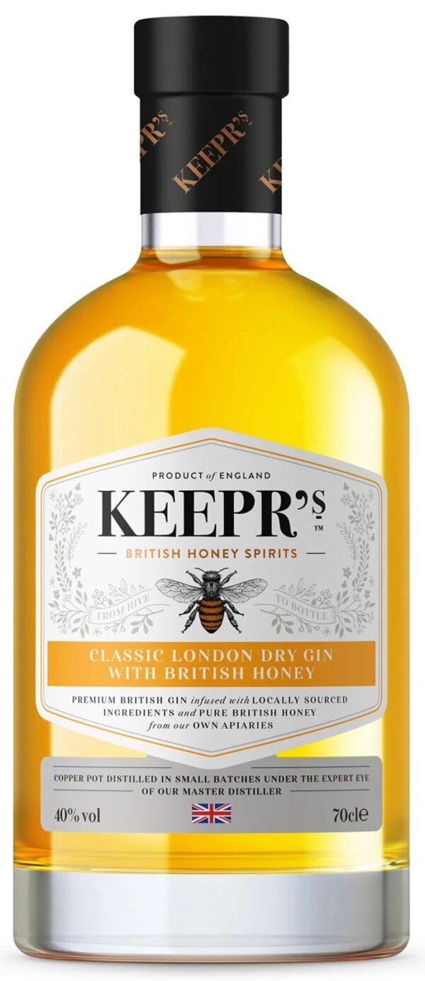 Keeprs Classic Dry Gin with British Honey - inc. Free Copa Glass