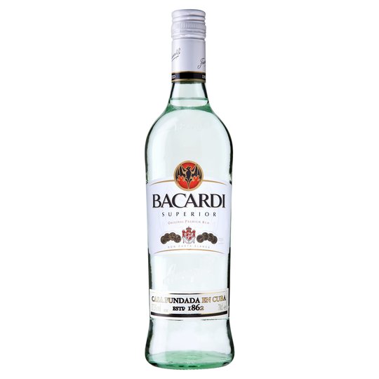 Bacardi White Rum 70cl 37.5% - S.H. Jones Wines